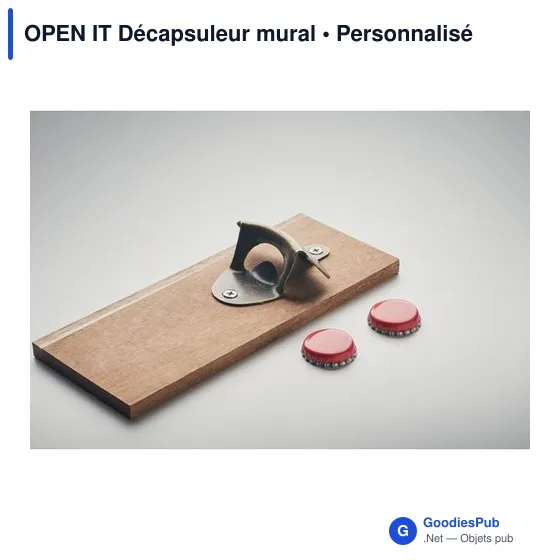 Décapsuleur mural personnalisable avec logo - IT - Image 5