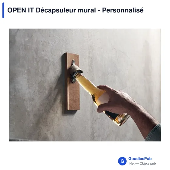 Décapsuleur mural personnalisable avec logo - IT - Image 7