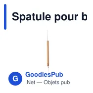 Spatule pour barbecue personnalisable avec logo - OPENCOOK - Miniature 4