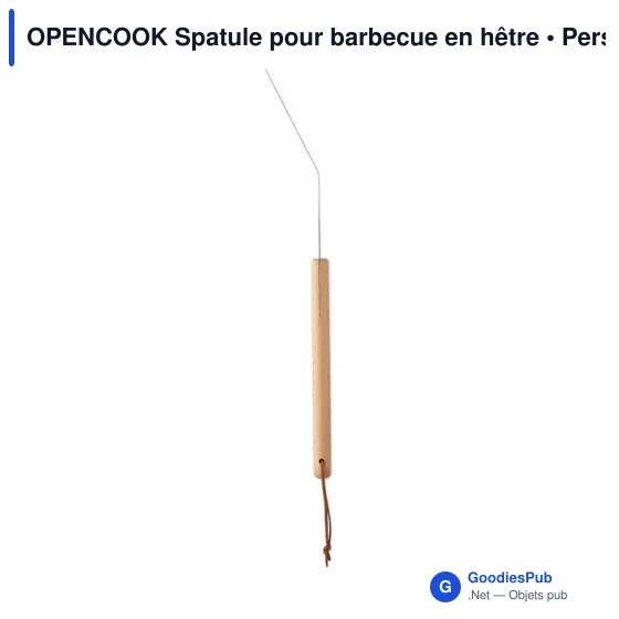 Spatule pour barbecue personnalisable avec logo - OPENCOOK - Image 4