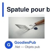 Spatule pour barbecue personnalisable avec logo - OPENCOOK - Miniature 6