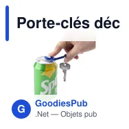 Porte-clés décapsuleur personnalisable en aluminium recyclé - Opener GRSavec logo - Miniature 12