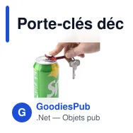 Porte-clés décapsuleur personnalisable en aluminium recyclé - Opener GRSavec logo - Miniature 8