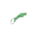 Variante vert - Porte-clés décapsuleur personnalisable en aluminium recyclé - Opener GRSavec logo
