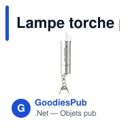 Lampe torche personnalisable OpenLED avec décapsuleur et logo - Miniature 9