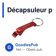 Décapsuleur porte-clés personnalisable en aluminium avec logo - Miniature 11