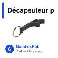 Décapsuleur porte-clés personnalisable en aluminium avec logo - Miniature 10