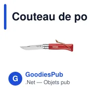 Couteau de poche personnalisable Opinel Colorama No 08 avec logo - Miniature 11