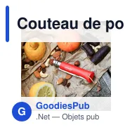 Couteau de poche personnalisable Opinel Colorama No 08 avec logo - Miniature 9
