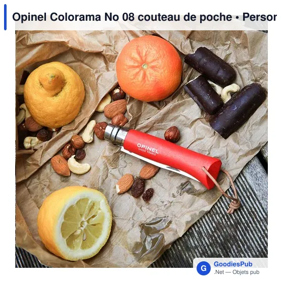 Couteau de poche personnalisable Opinel Colorama No 08 avec logo - Image 9