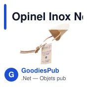 Couteau de poche personnalisable Opinel Inox No 07 avec logo - Miniature 3