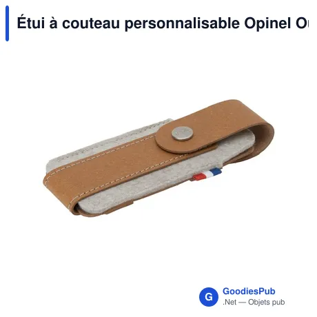 Étui à couteau personnalisable Opinel Outdoor M avec logo