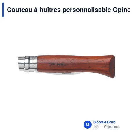 Couteau à huîtres personnalisable Opinel Oysters No 09 avec logo