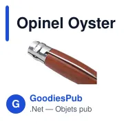 Couteau à huîtres personnalisable Opinel Oysters No 09 avec logo - Miniature 2