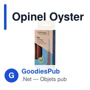 Couteau à huîtres personnalisable Opinel Oysters No 09 avec logo - Miniature 3