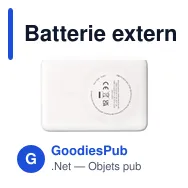 Batterie externe personnalisable Optima RCS 5000mAh avec logo - Miniature 4