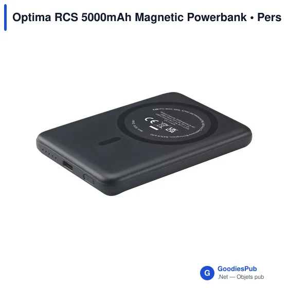 Batterie externe personnalisable Optima RCS 5000mAh avec logo - Image 6