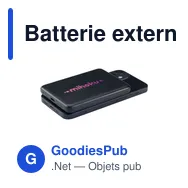 Batterie externe personnalisable Optima RCS 5000mAh avec logo - Miniature 7