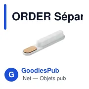 Séparateur de câbles en silicone personnalisable avec logo - Miniature 1