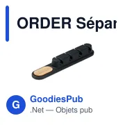 Séparateur de câbles en silicone personnalisable avec logo - Miniature 8