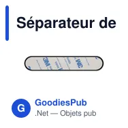 Séparateur de câbles en silicone personnalisable avec logo - Miniature 10