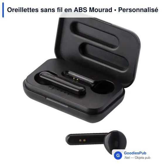 Oreillettes sans fil personnalisables avec logo - Mourad - Image 2
