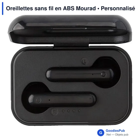 Oreillettes sans fil personnalisables avec logo - Mourad - Image 3
