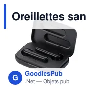 Oreillettes sans fil personnalisables avec logo - Mourad - Miniature 4