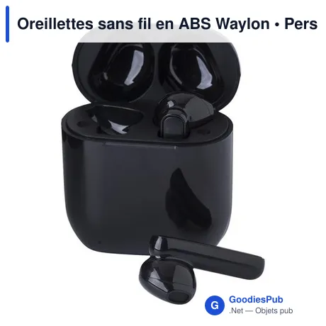 Oreillettes sans fil en ABS Waylon