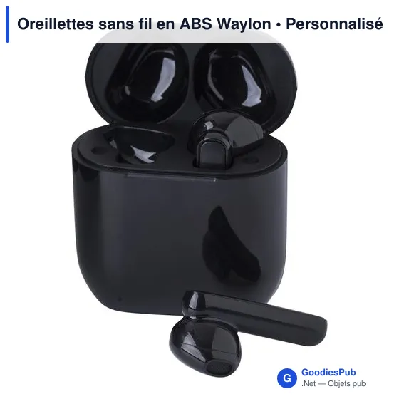 Oreillettes sans fil en ABS Waylon - Image 12