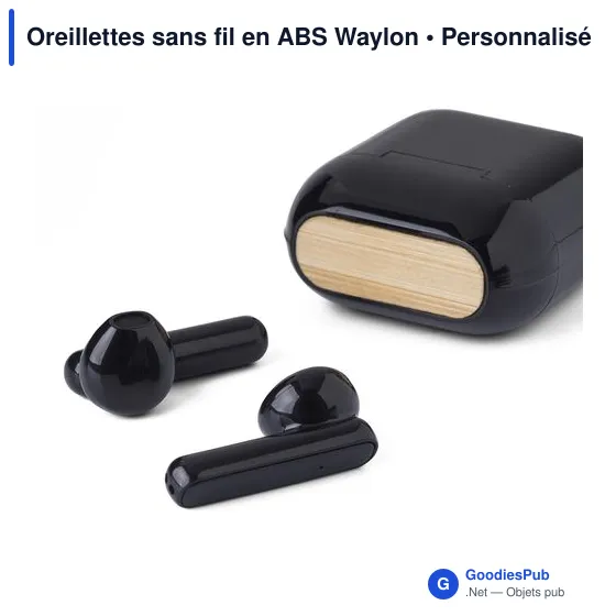 Oreillettes sans fil en ABS Waylon - Image 7