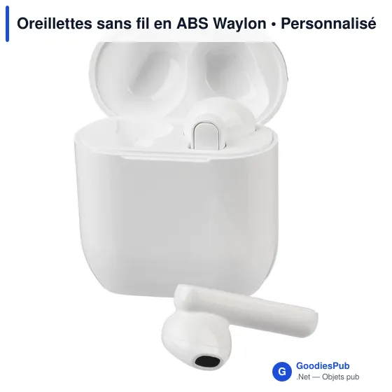 Oreillettes sans fil en ABS Waylon - Image 9