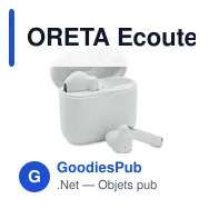 ORETA Ecouteurs TWS et base de charge - Miniature 1
