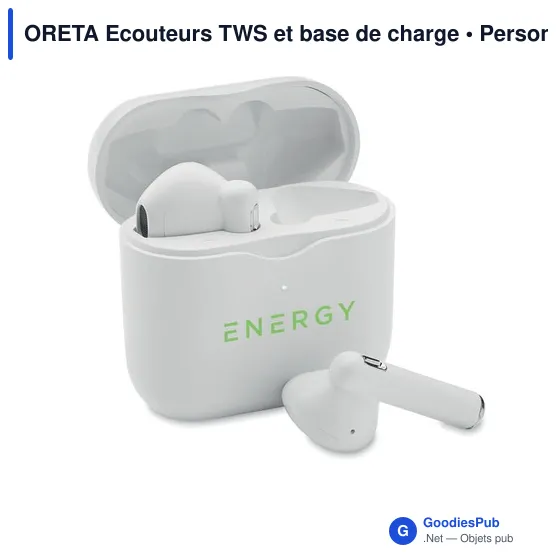 ORETA Ecouteurs TWS et base de charge - Image 4