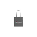 Variante gris - Sac de courses personnalisable en coton organique avec logo