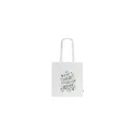 Variante blanc - Sac de courses personnalisable en coton organique avec logo