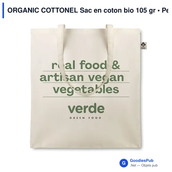 ORGANIC COTTONEL Sac en coton bio - Image 2