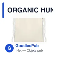 ORGANIC HUNDRED Sac à cordelette en coton bio - Miniature 3