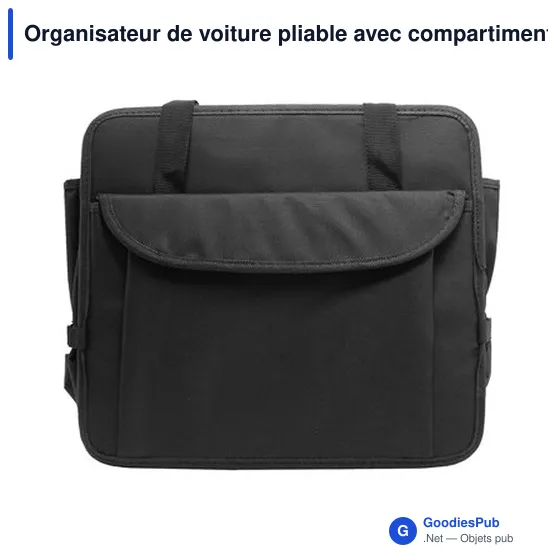 Organisateur de voiture pliable personnalisable avec compartimentavec logo - Image 6