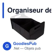 Organiseur de voiture pliable | Reign - Miniature 1