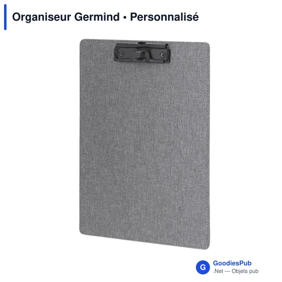 Organiseur personnalisable Germind avec logo pour bureau - Image 1
