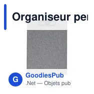 Organiseur personnalisable Germind avec logo pour bureau - Miniature 2
