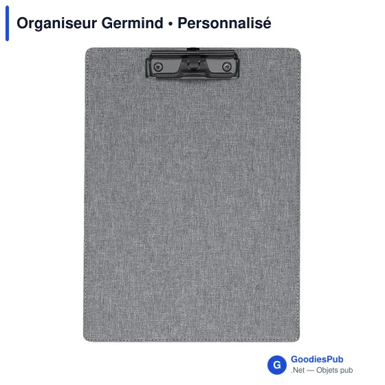 Organiseur personnalisable Germind avec logo pour bureau - Image 2