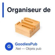 Organiseur de bureau personnalisable avec logo - Kosinen - Miniature 2
