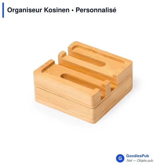Organiseur de bureau personnalisable avec logo - Kosinen - Image 2