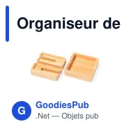 Organiseur de bureau personnalisable avec logo - Kosinen - Miniature 3