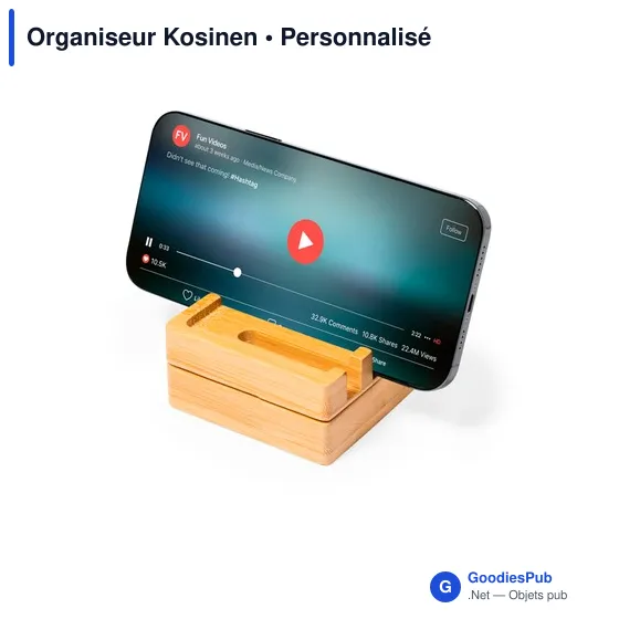 Organiseur de bureau personnalisable avec logo - Kosinen - Image 5