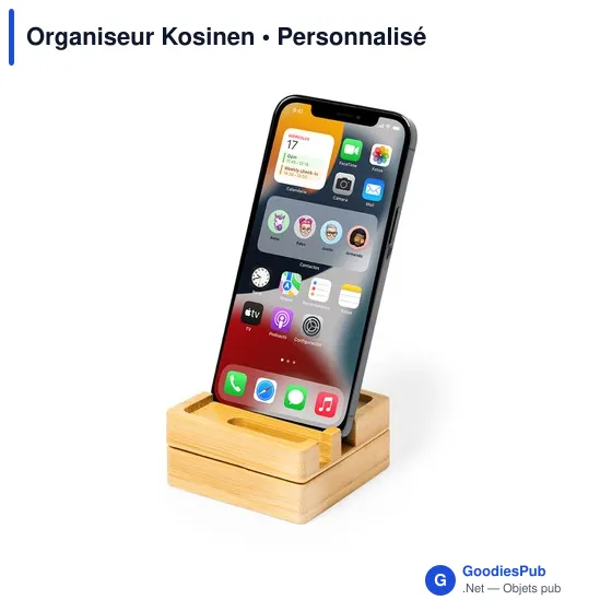 Organiseur de bureau personnalisable avec logo - Kosinen - Image 6