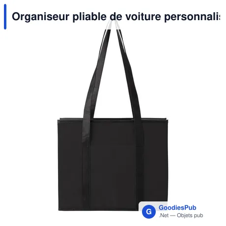 Organiseur pliable de voiture personnalisable avec logo - Remi
