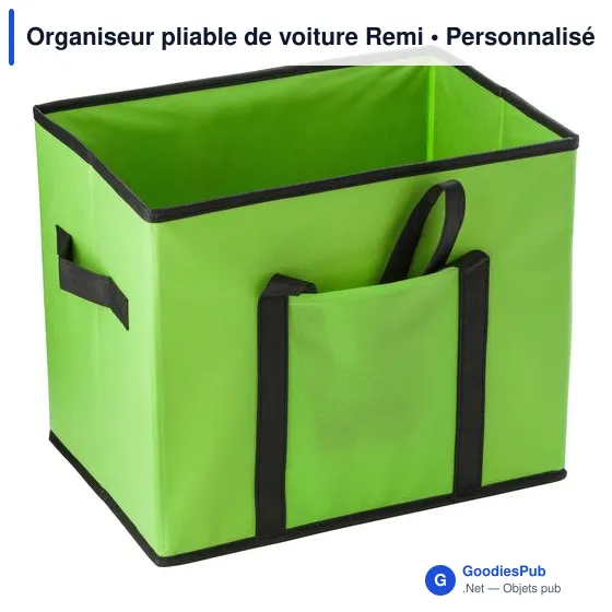 Organiseur pliable de voiture personnalisable avec logo - Remi - Image 12